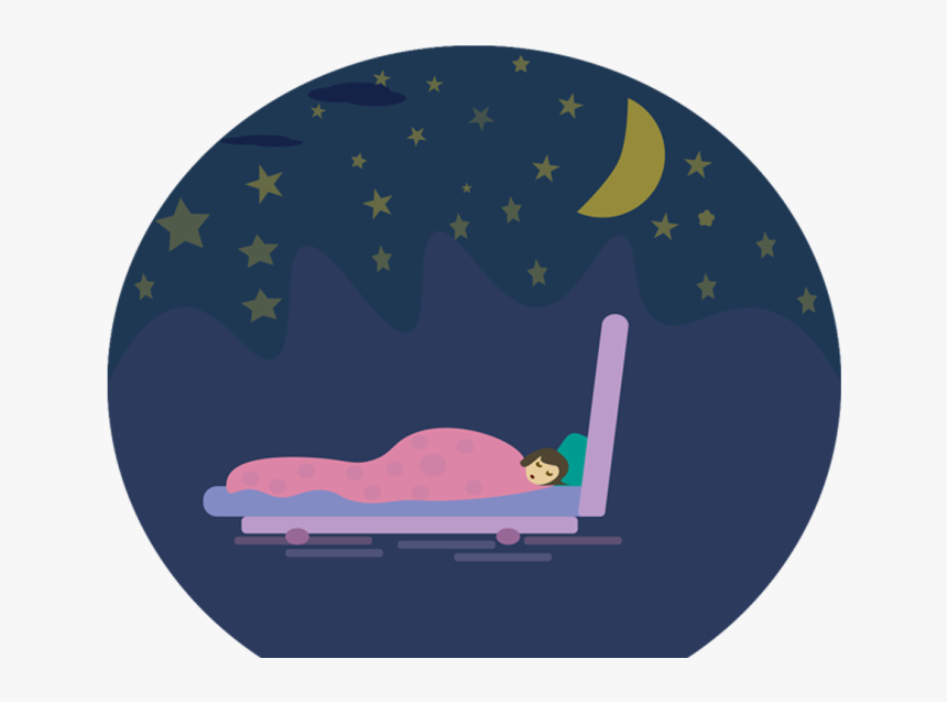 Sleepy Girl - Illustration, HD Png Download