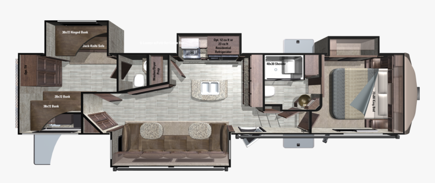 2018 Open Range 374bhs, HD Png Download