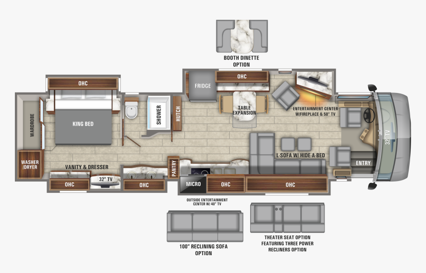2018 Entegra Coach Cornerstone 45b, HD Png Download