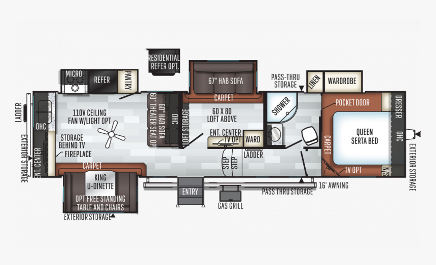 Rockwood Ultra Lite 2896mb, HD Png Download