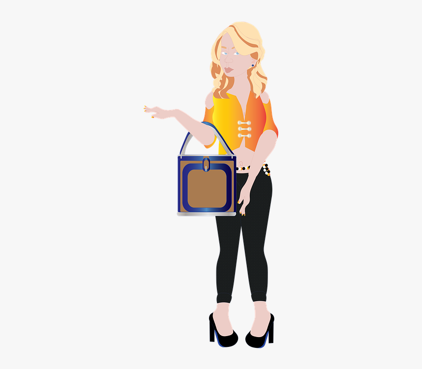 Fashion, Woman, Hair, Model, Female, Young, People - Cartoon, HD Png Download