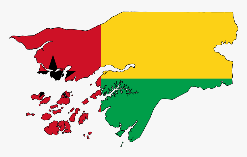 Guinea Bissau Map, HD Png Download