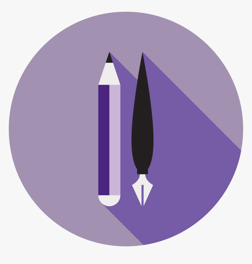 Pen And Pencil - Circle, HD Png Download