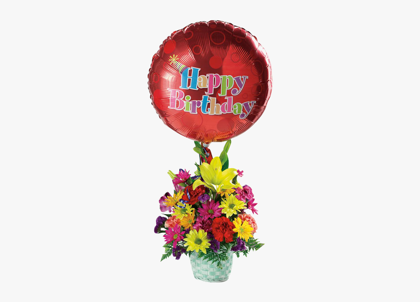 Happy Birthday Flowers, HD Png Download