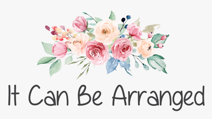 Pink And Yellow Watercolor Flowers, HD Png Download