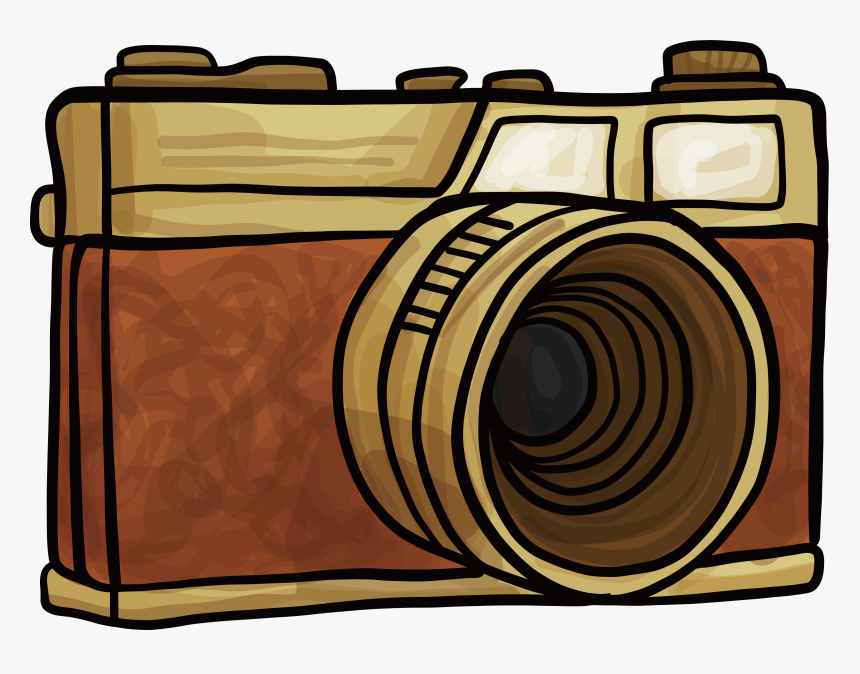 Clip Cameras Clipart - Retro Camera Camera Clipart, HD Png Download