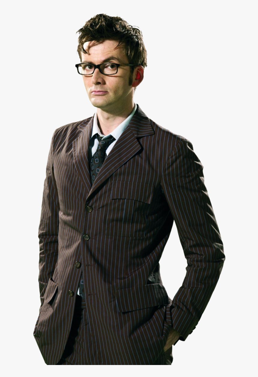 David Tennant Tenth Doctor Doctor Who Suit - Doctor Who White Background, HD Png Download