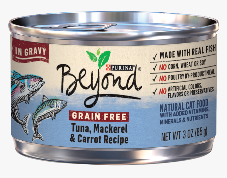 Purina Beyond Grain Free Tuna, Mackerel & Carrot Recipe - Purina Beyond Cat Food Wet, HD Png Download