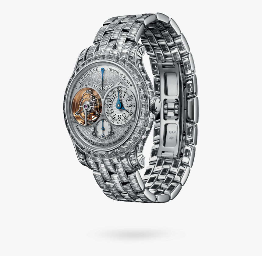 Analog Watch , Png Download - Fp Journe Tourbillon Souverain Diamonds, Transparent Png