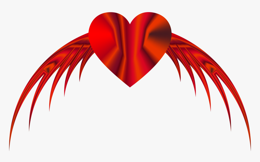 Flying Heart 5 Clip Arts - Flying Heart Png, Transparent Png