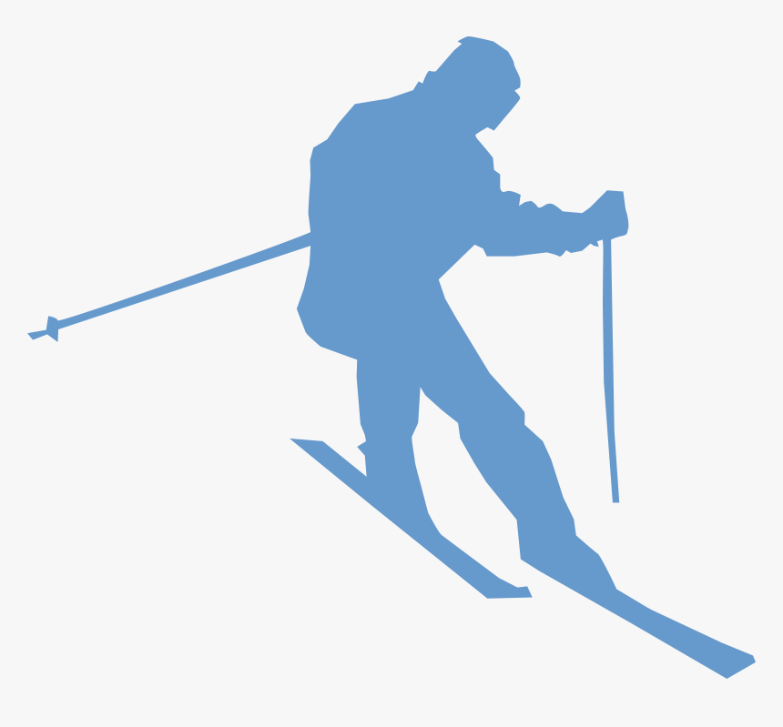 Blue Ski Sports Svg Clip Arts - Transparent Ski Clipart, HD Png Download