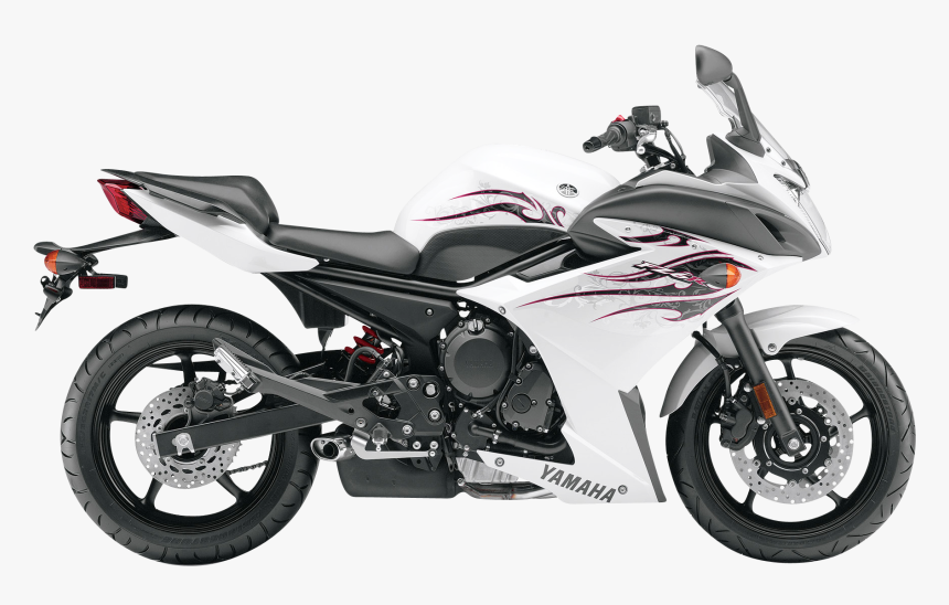 Transparent Motorcycle Clipart Black And White - Yamaha Fz 600 2013, HD Png Download