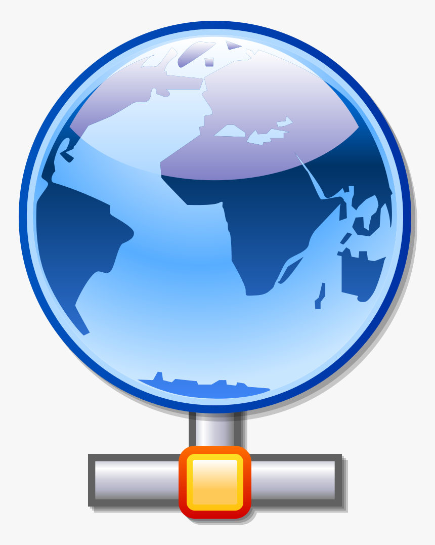 Gnome Fs Web - Globe Drawing Png, Transparent Png