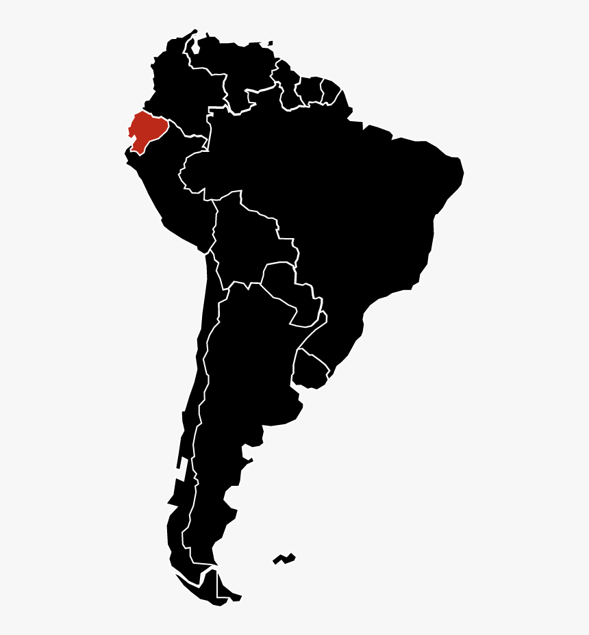 South America Silhouette, HD Png Download