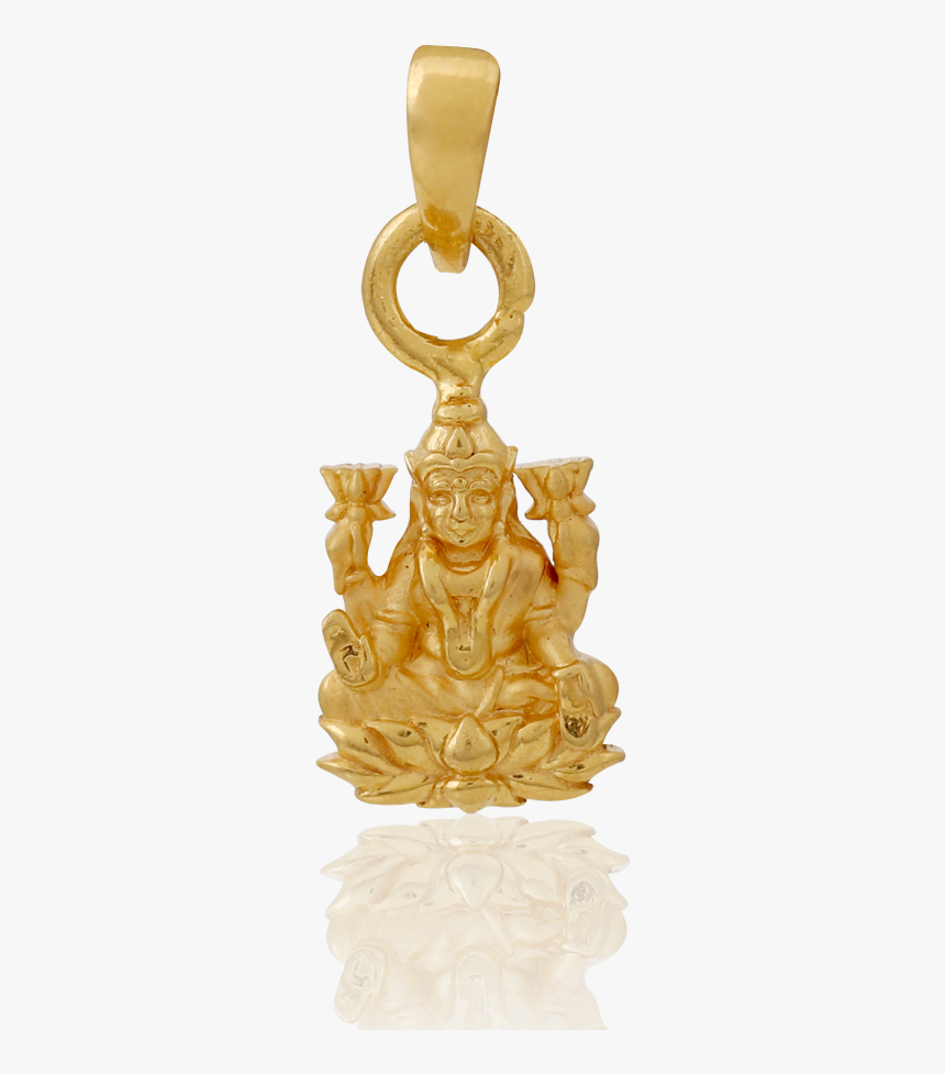 Divine Goddess Lakshmi Pendant - Lakshmi Gold Pendant Png, Transparent Png
