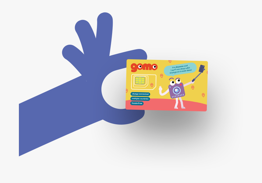 Gomo Singtel Travel Sim, HD Png Download