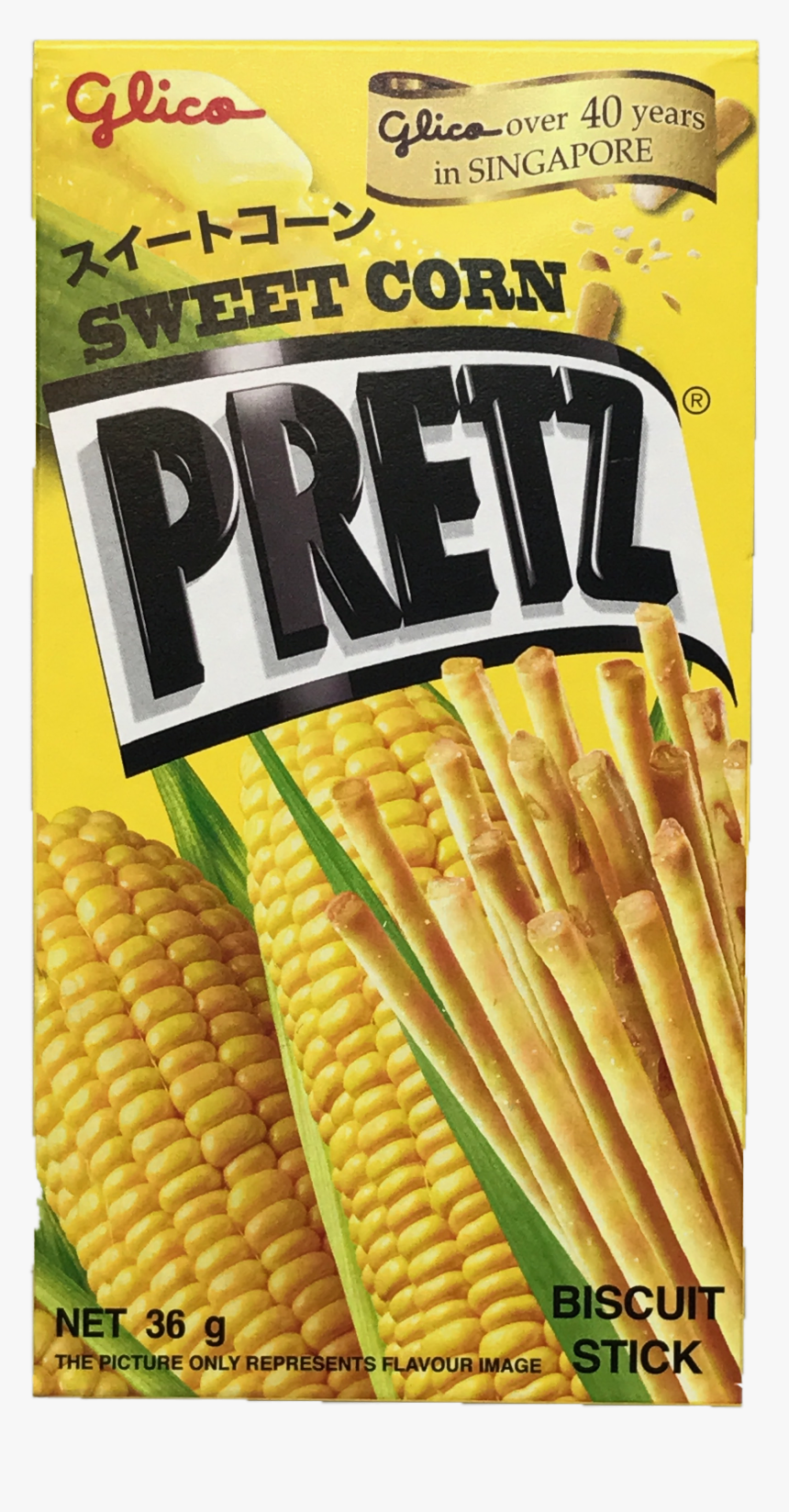 Glico Pretz Sweet Corn 36g 
 Title Glico Pretz Sweet - Pretz Sweet Corn, HD Png Download