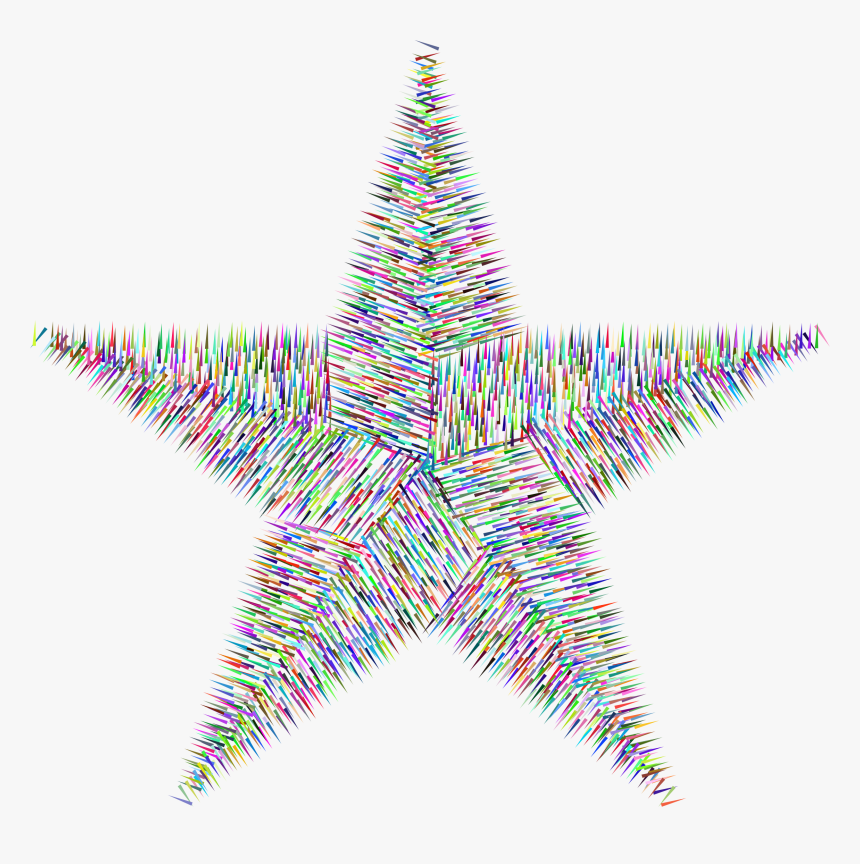 Prismatic Patchwork Star No Background Clip Arts - Gene Kelly Death, HD Png Download