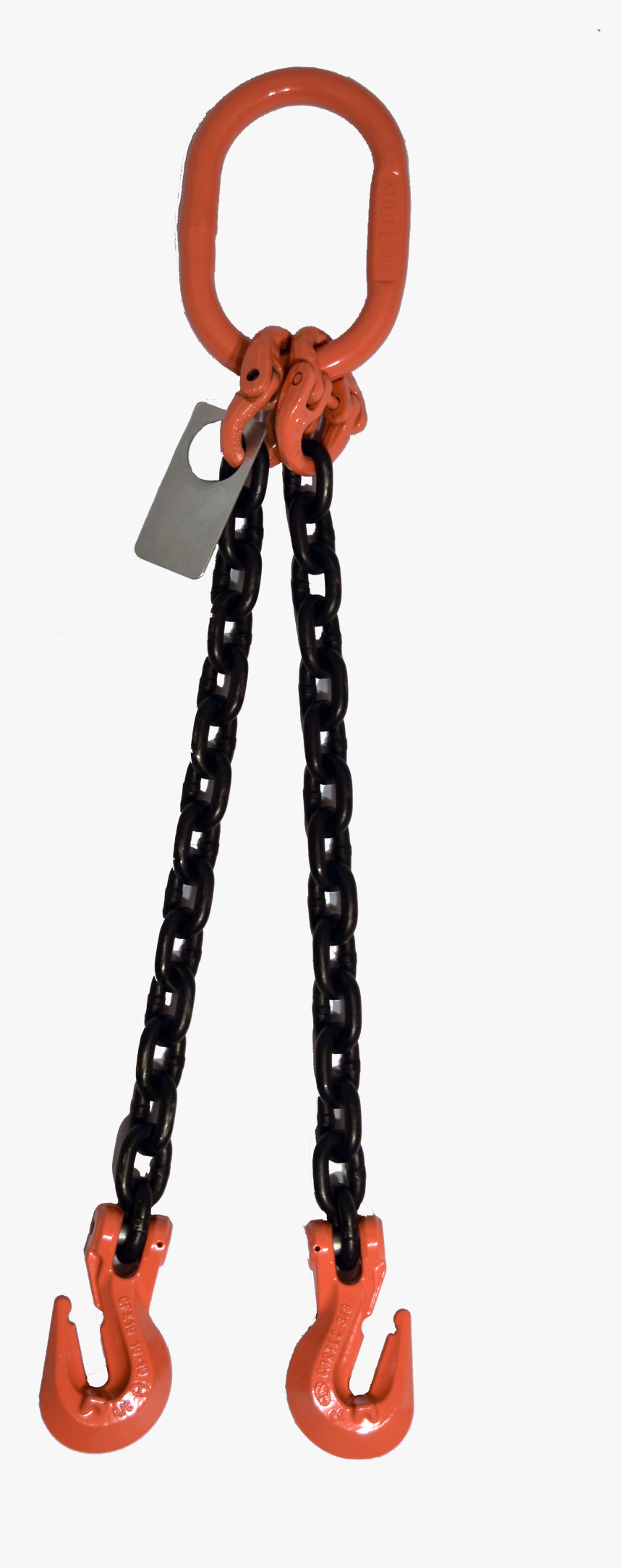 2 Leg With Grab Hook Dog Gr-100 Chain Sling - Chain, HD Png Download
