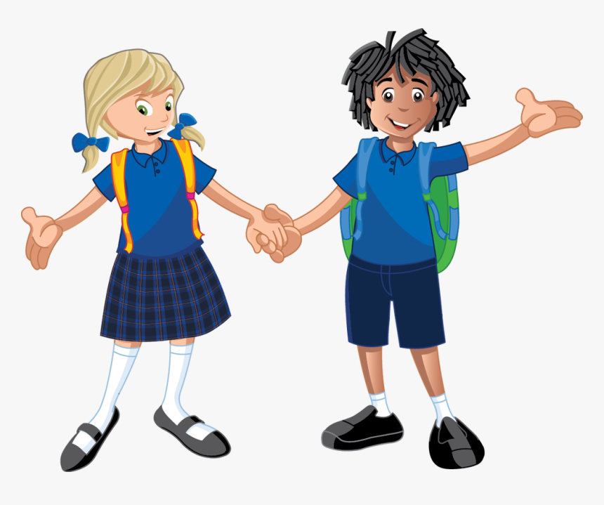 Transparent Handshake Clipart Png - School Uniform Clipart Png, Png Download