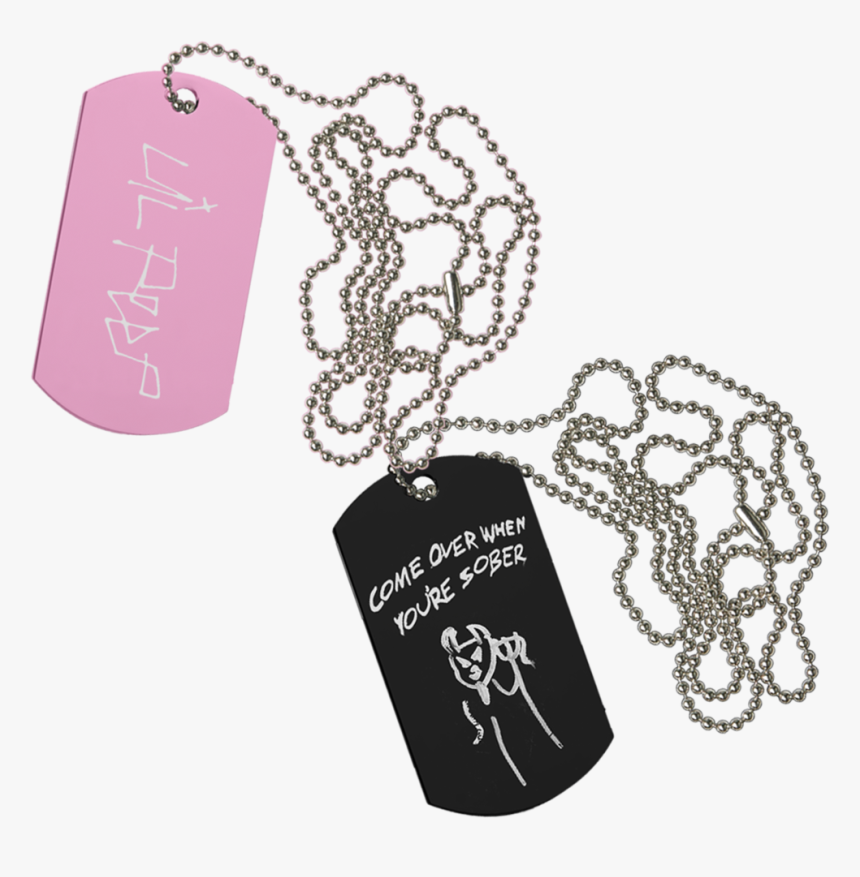 Come Over When You Re Sober Pt - Lil Peep Dog Tags, HD Png Download