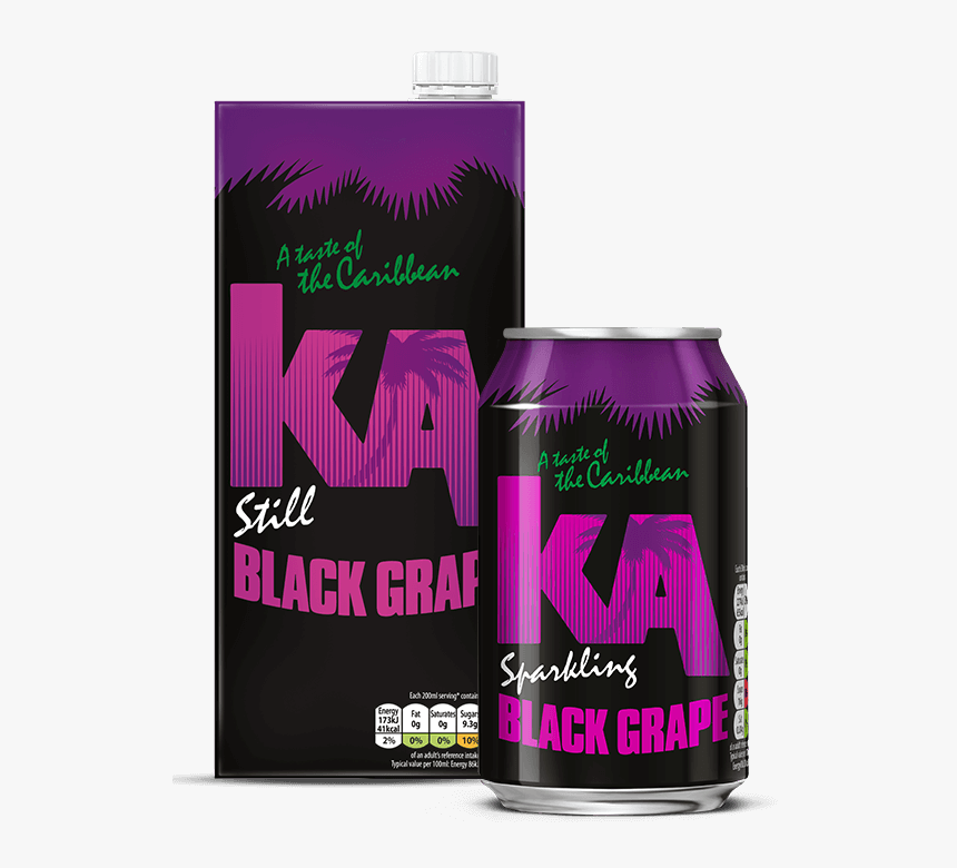 Ka Drinks Black Grape - Ka Black Grape, HD Png Download