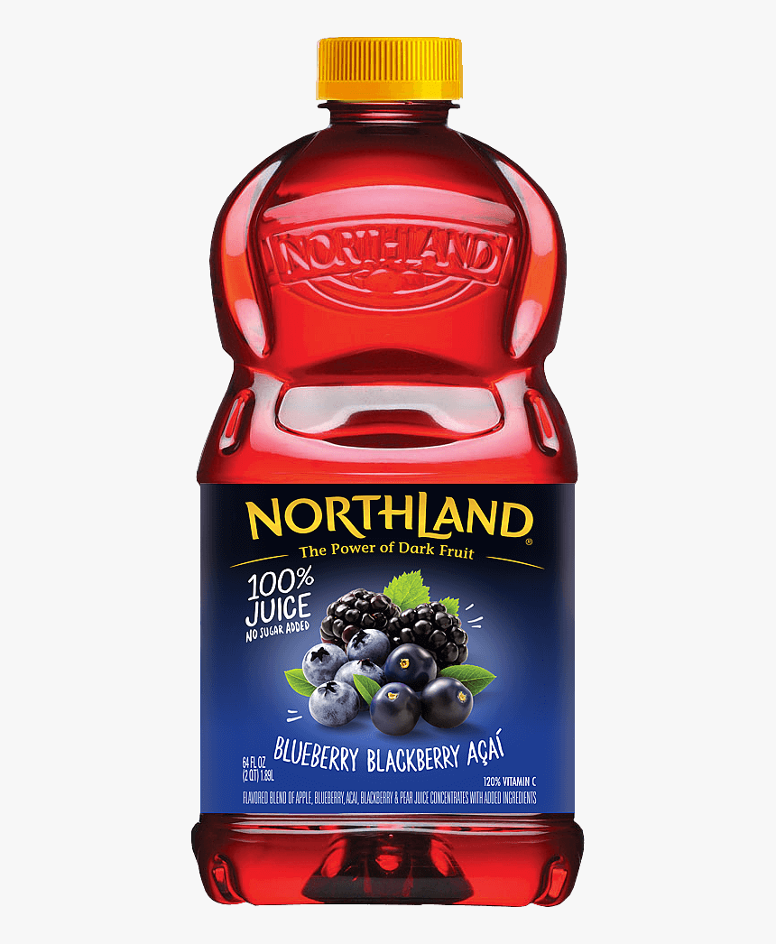 Blueberry Blackberry Açaí - Northland Cranberry Juice 48oz, HD Png Download
