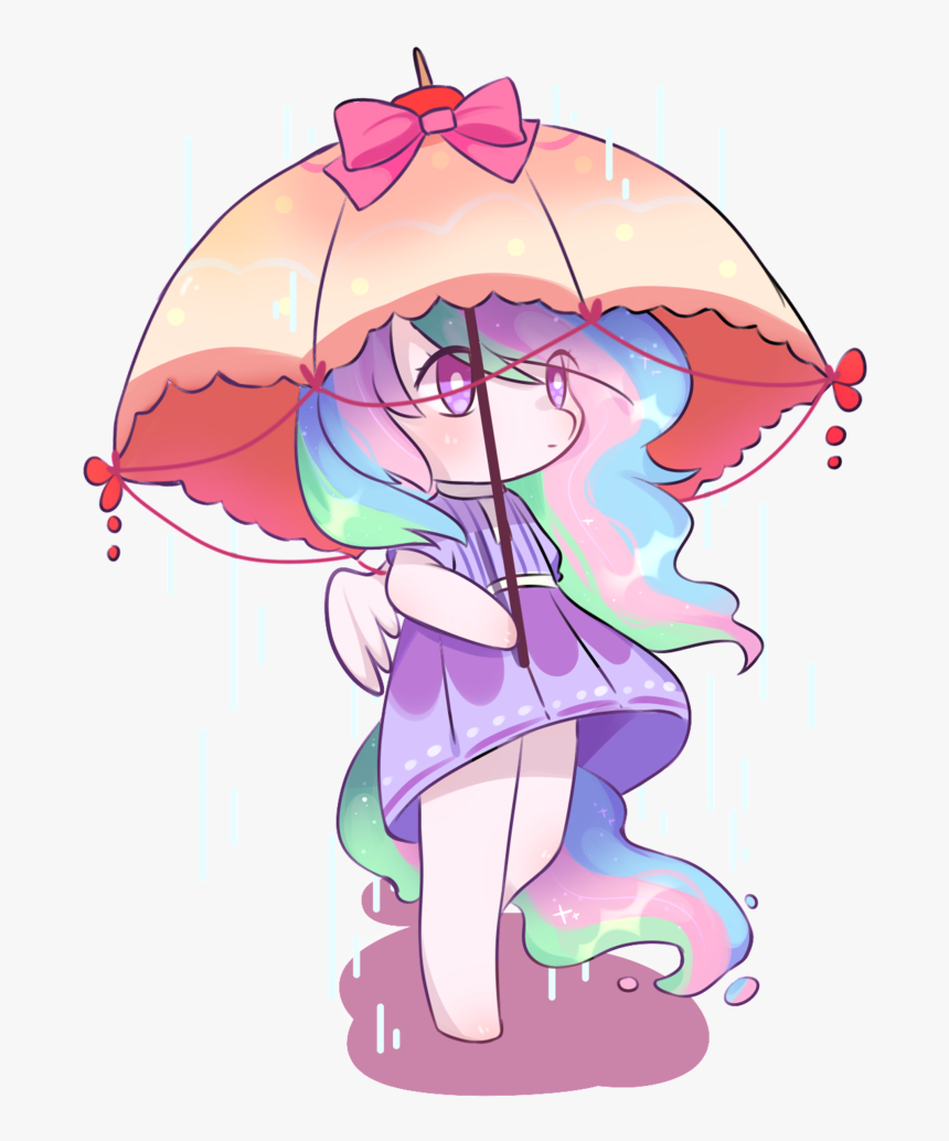 Alicorn Artist Nitrogenowo - Chibi Umbrella, HD Png Download