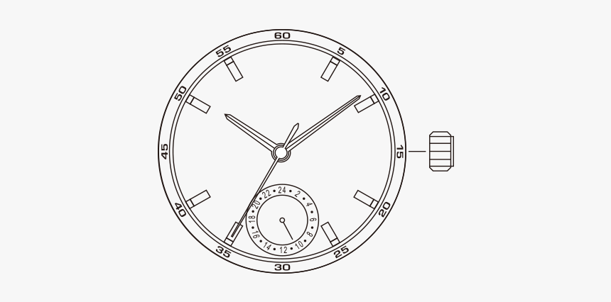 Miyota 6p79, HD Png Download