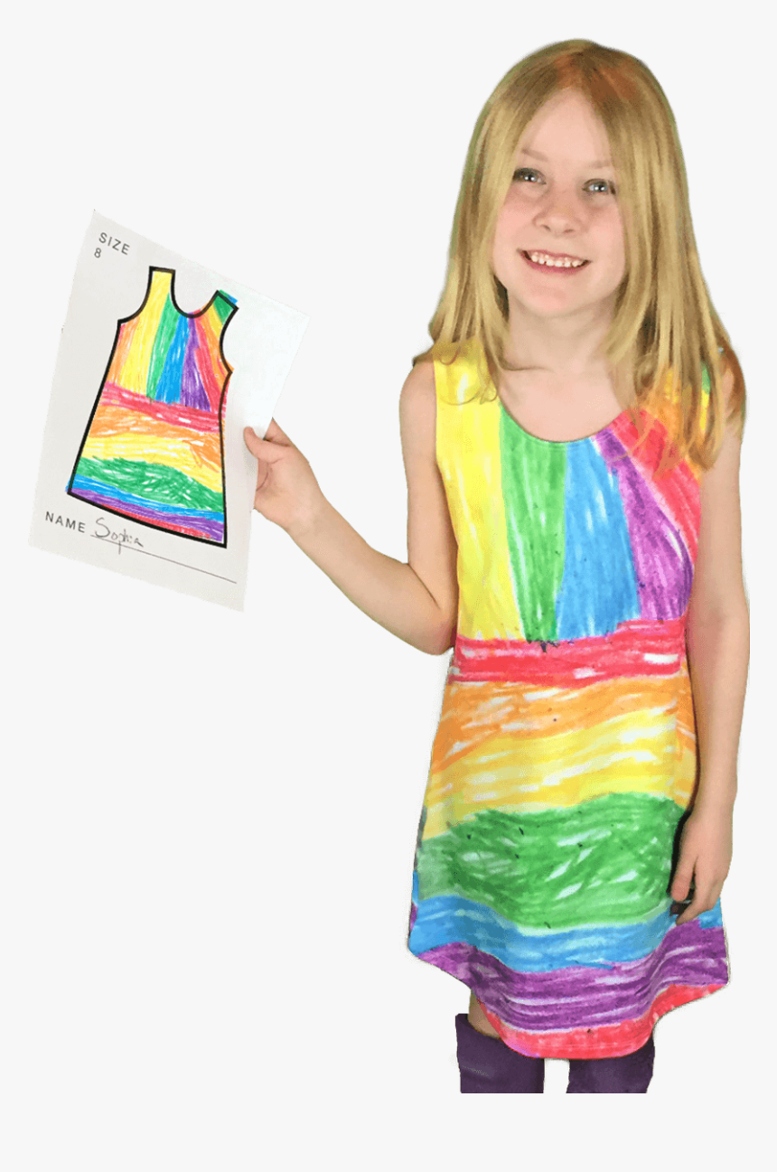Picture This Dress - Unusual Kids Clothes, HD Png Download