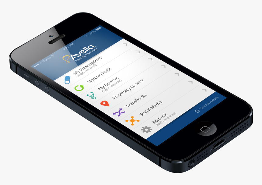 Avella Mobile App 2014release Mockup[1] - Mobile Phones Png, Transparent Png