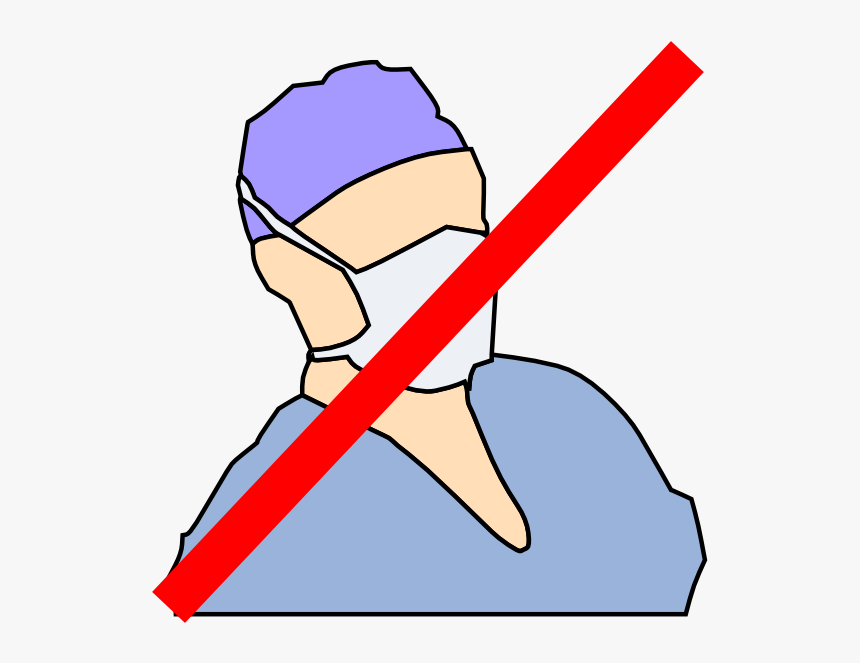 Doctor With Mask Not Available Clip Art - Doctors Mask, HD Png Download