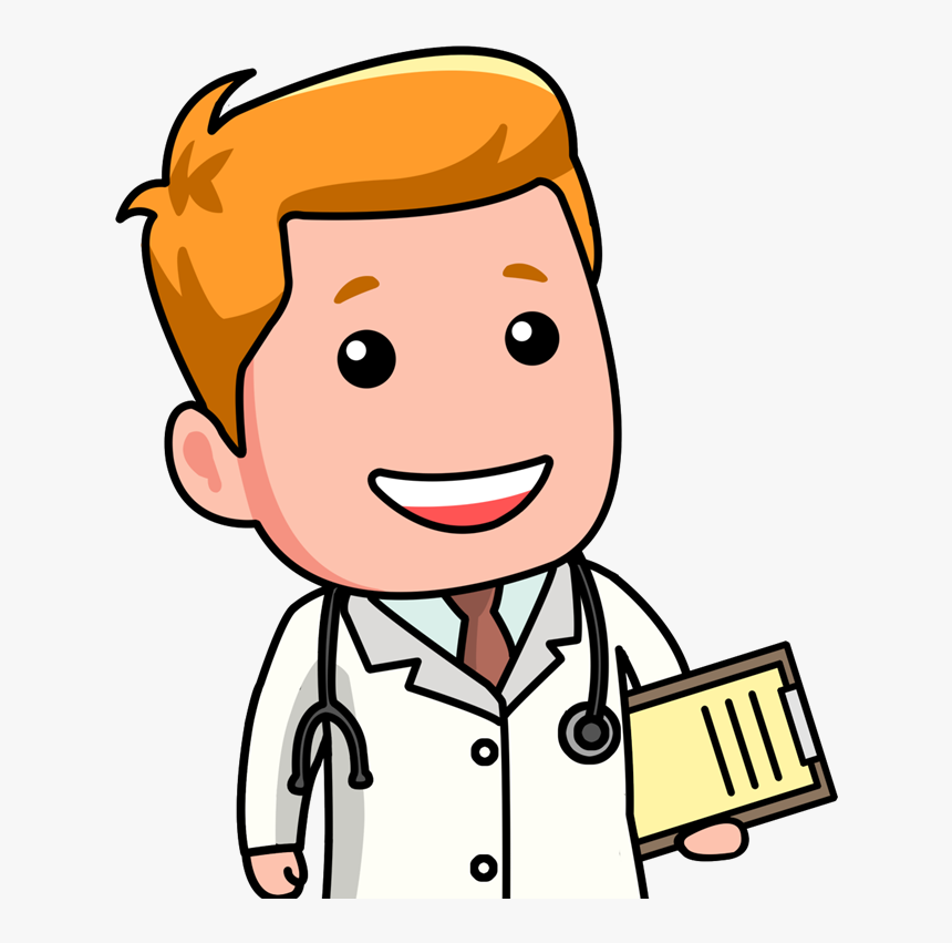 Doctors Clipart Lab - Transparent Doctor Cartoon Png, Png Download
