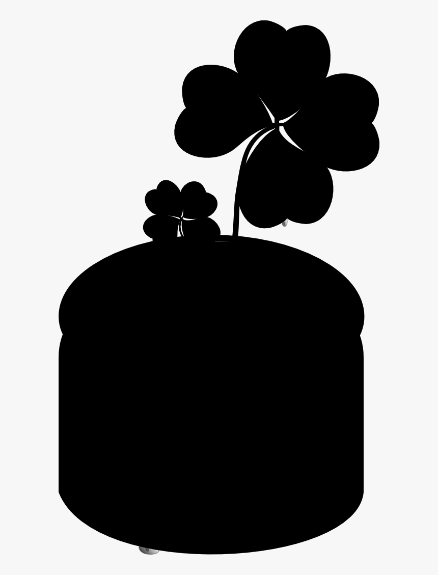 Leaf Clip Art Silhouette Flower Tree - Impatiens, HD Png Download