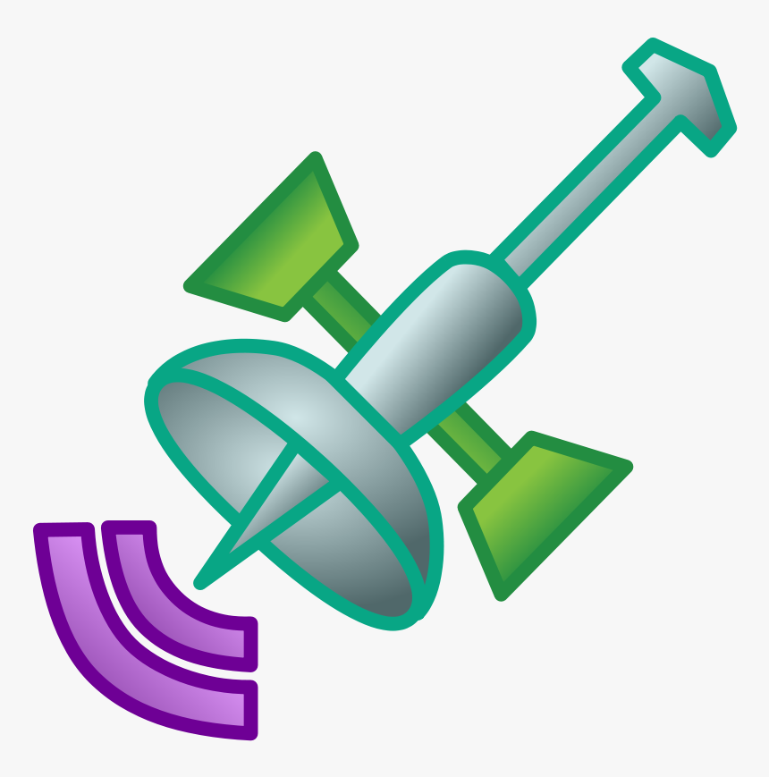 Satellite Computer Icons Download Cartoon Communication - Cartoon Pictures Of Satellites, HD Png Download