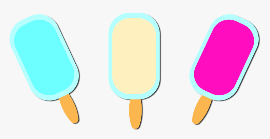 Three Ice Cream Bars Clip Arts - Summer Ice Cream Png, Transparent Png