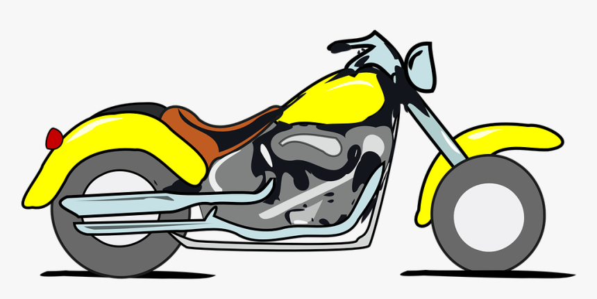 Transparent Motorcycle Chopper Clipart - Harley Davidson Clipart, HD Png Download