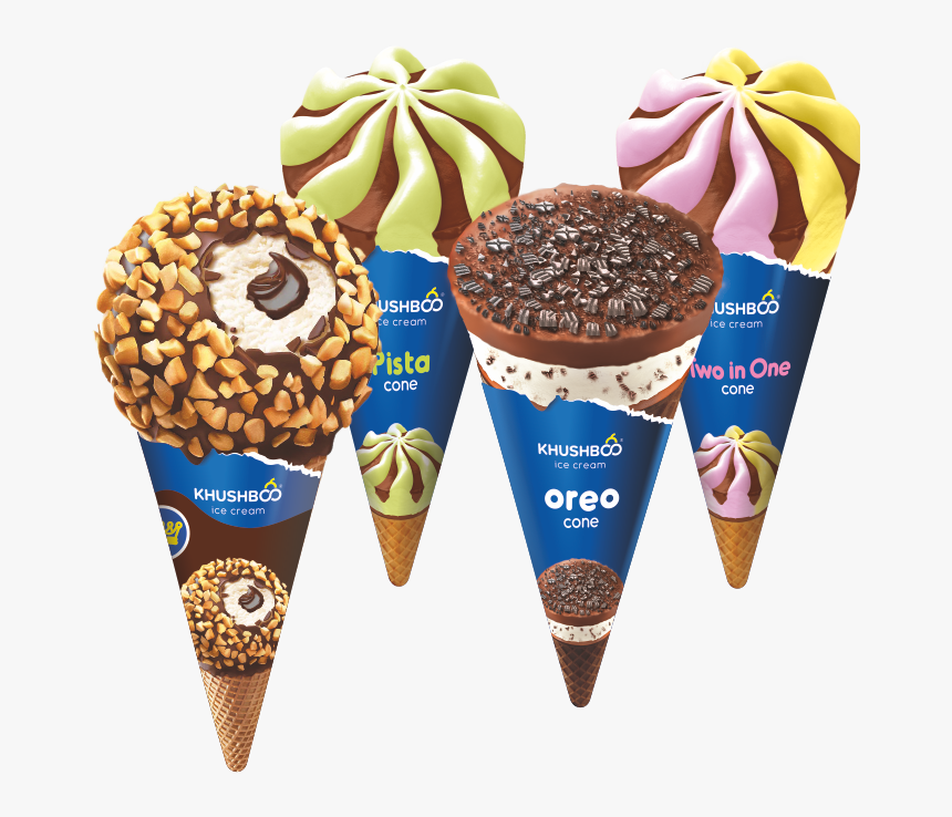 Khushboo Cone Ice Cream, HD Png Download