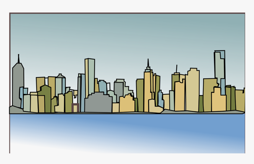 City Buildings Png Transparent Images Clipart Icons - Melbourne City Skyline Silhouette, Png Download