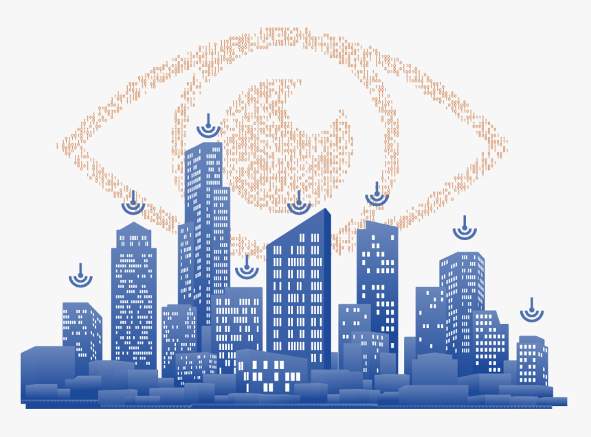 High Rise Building Logo, Hd Png Download , Png Download - Night Time City Drawing, Transparent Png