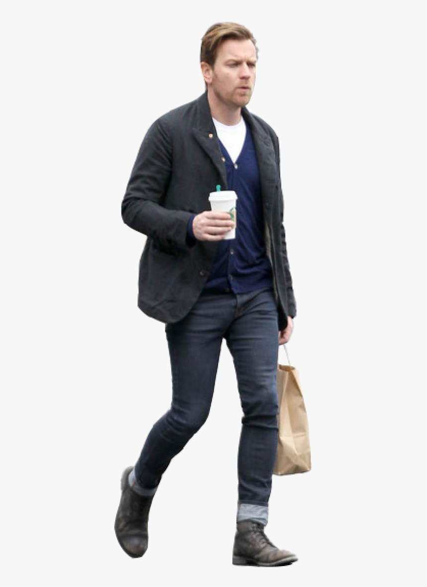 Man Coffee Png, Transparent Png