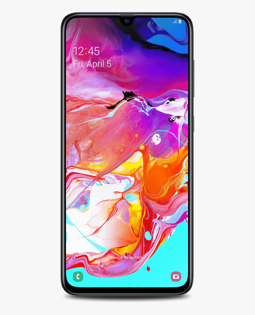 Undefined Black Front - Samsung Galaxy A70, HD Png Download