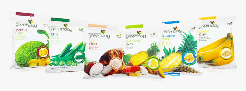Greenday Chips Vacuum Fried Range - Natural Foods, HD Png Download