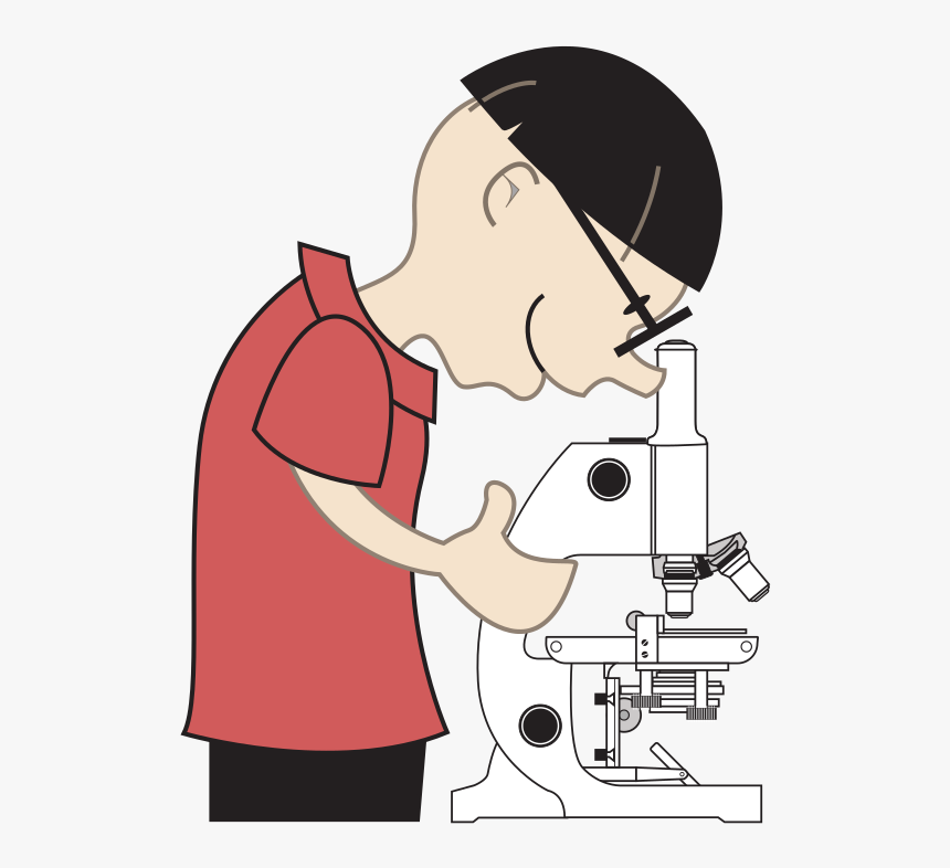 Art,communication,arm - Microscope Clipart With Scientists, HD Png Download