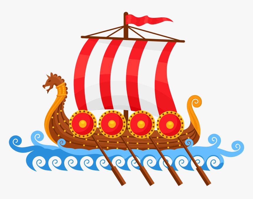 Viking Ship Freebie - Viking Ship Vector Png, Transparent Png