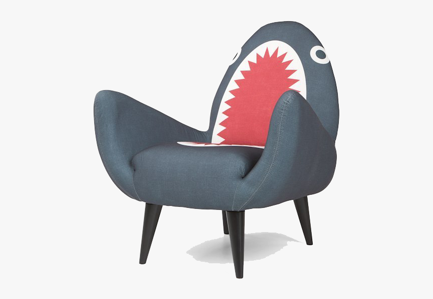 Modern Chair Transparent Free Png - Made Shark Chair, Png Download