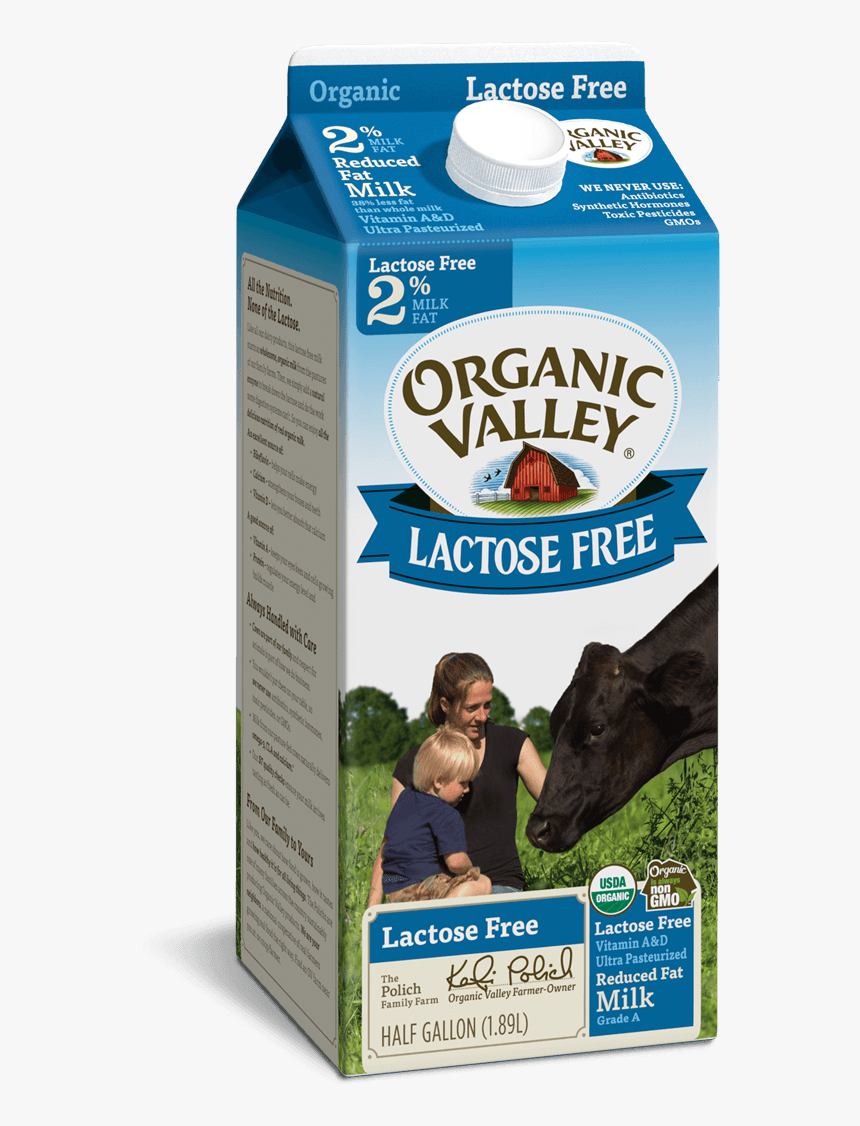 Organic Valley Lactose Free Milk, HD Png Download