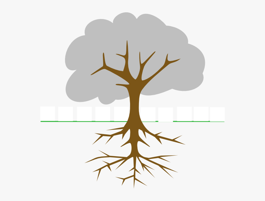 At Clker Com Vector - Clip Art Trees With Roots, HD Png Download