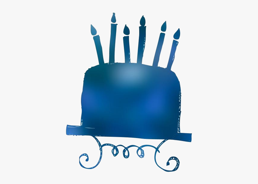 Birthday Cake Png Transparent Images - Fancy Cake Silhouette, Png Download