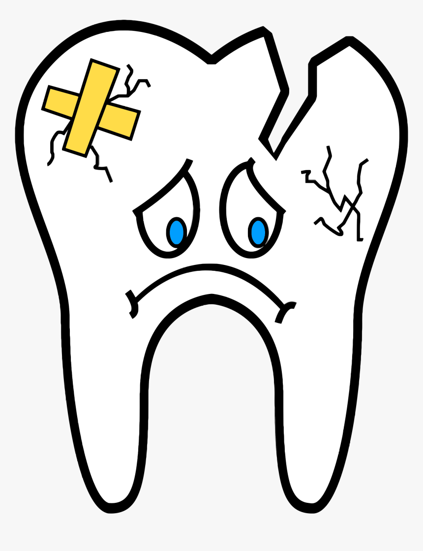 Unhealthy Tooth Clipart, HD Png Download